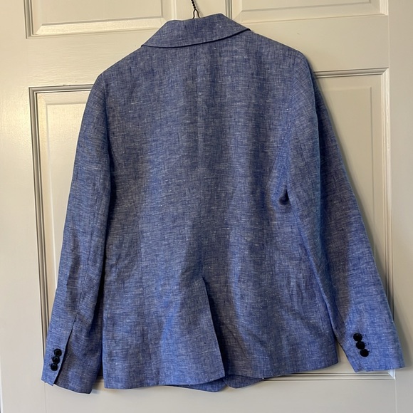 Adorable Talbots Linen Jacket Freshly Dry Cleaned Excellent Condition - Picture 10 of 10